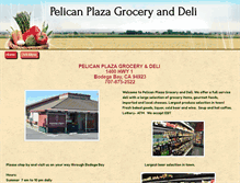 Tablet Screenshot of pelicanplazagrocery.com